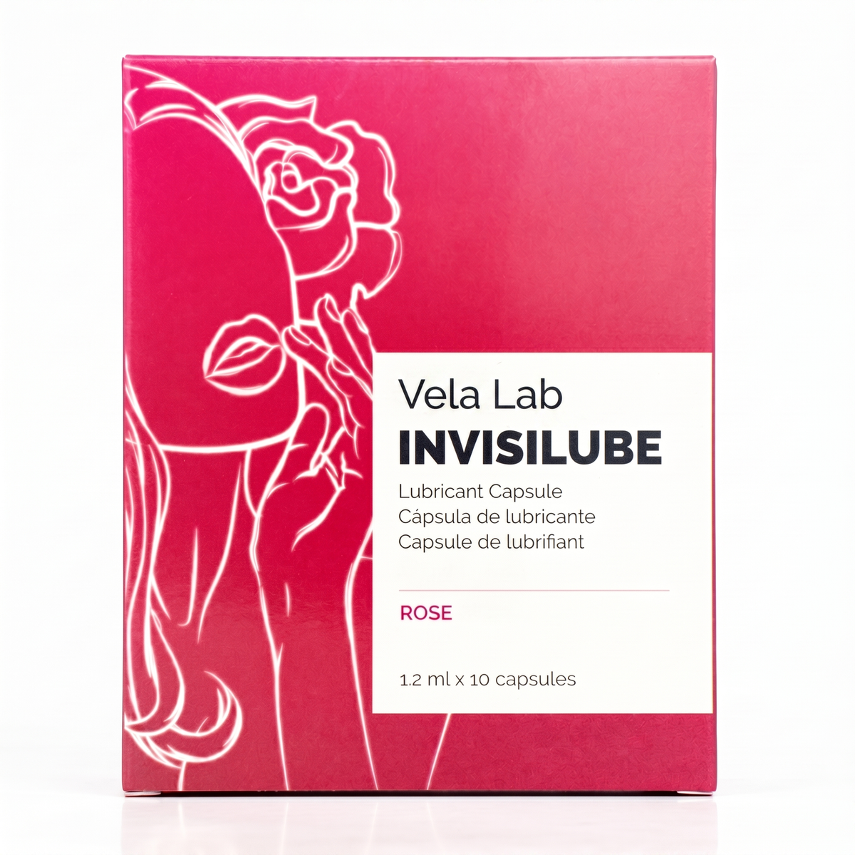 Invisilube · Lubricante Íntimo en Cápsulas con Rosa